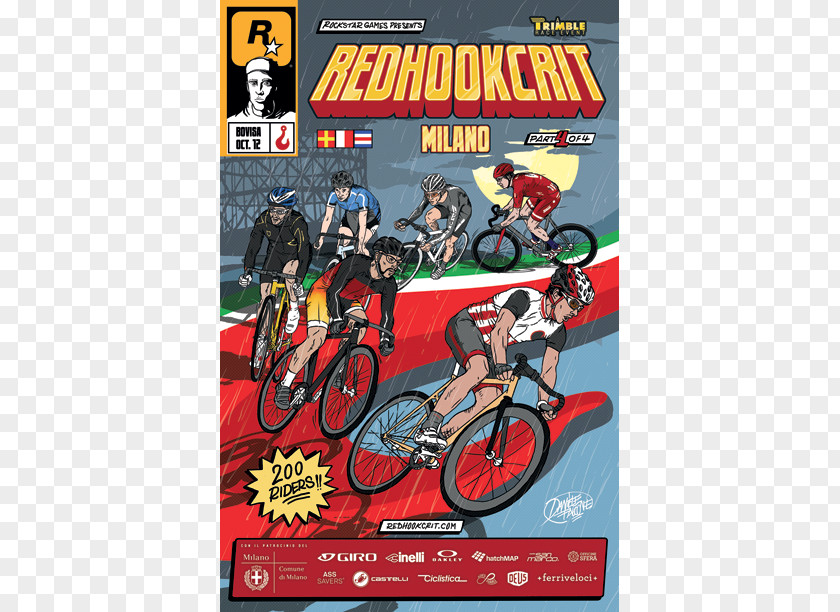 Bicycle Red Hook Crit Racing Criterium PNG