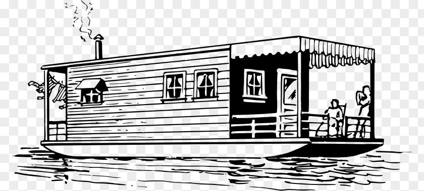 Boat Houseboat Kerala Clip Art PNG