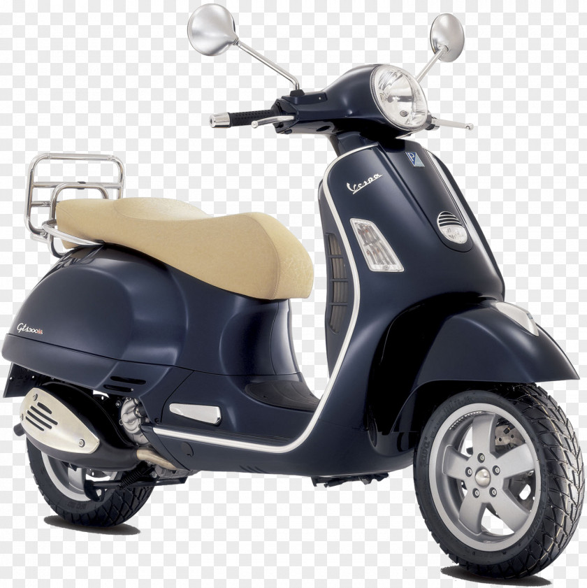 Scooter Image Vespa GTS Motorcycle Piaggio PNG