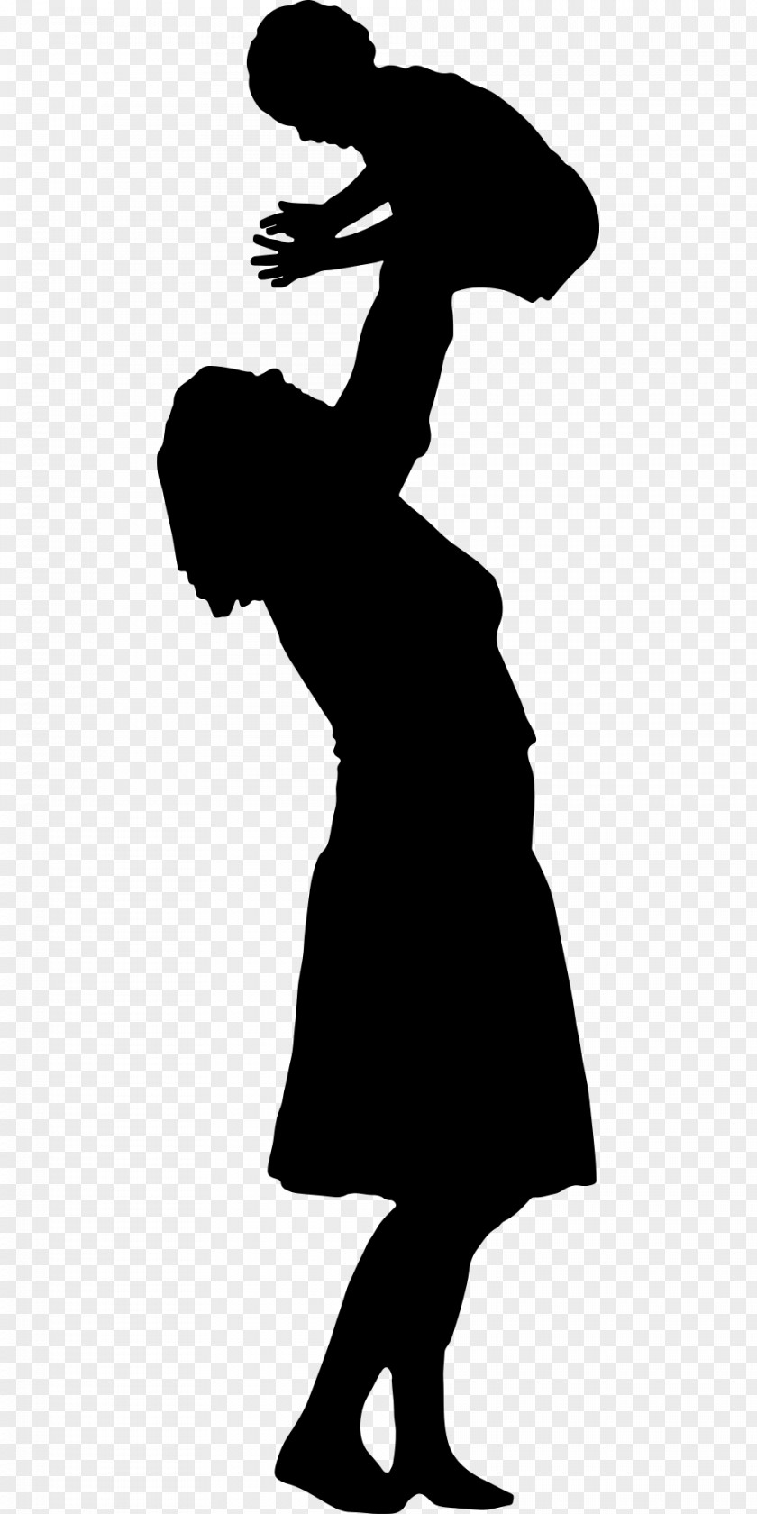 Silhouette Mother Clip Art PNG