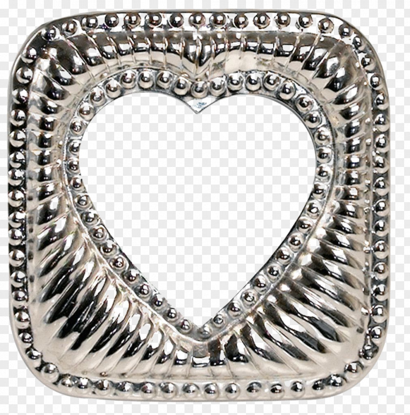 Silver Love Picture Frame Photography Clip Art PNG