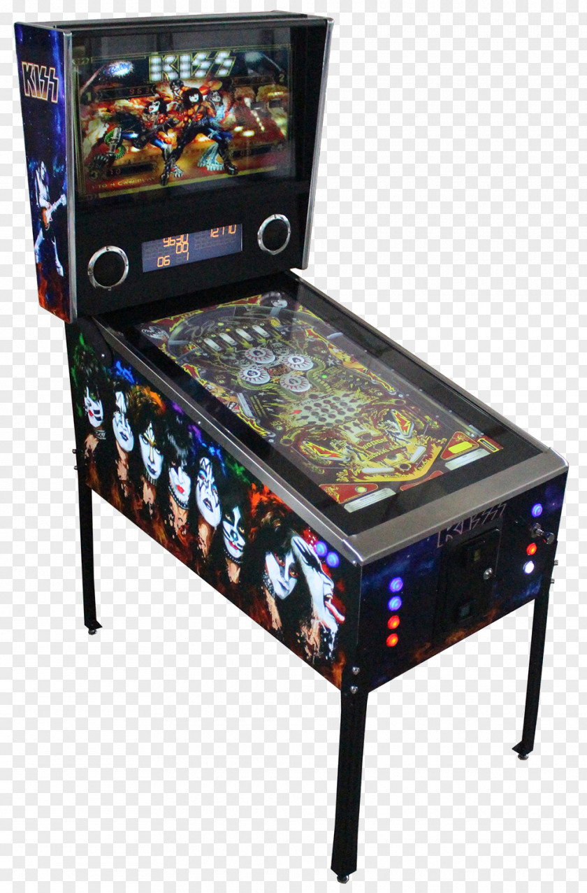 Visual Pinball Jukebox Arcade Game Bally Manufacturing PNG