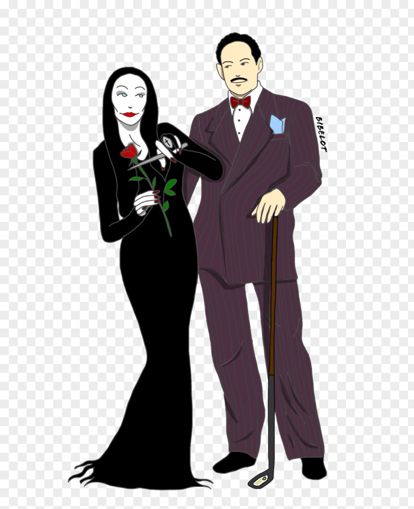 Mothman Gomez Addams Morticia Wednesday Pugsley Drawing PNG