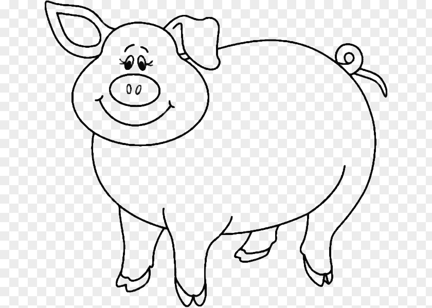 Autor Stamp Domestic Pig Coloring Book Drawing Mummy Illustration PNG