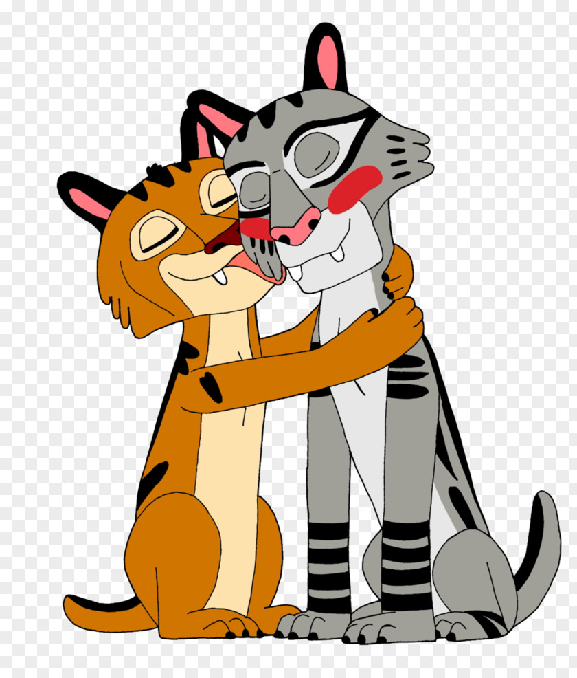 Cat Dog Tiger Clip Art Illustration PNG