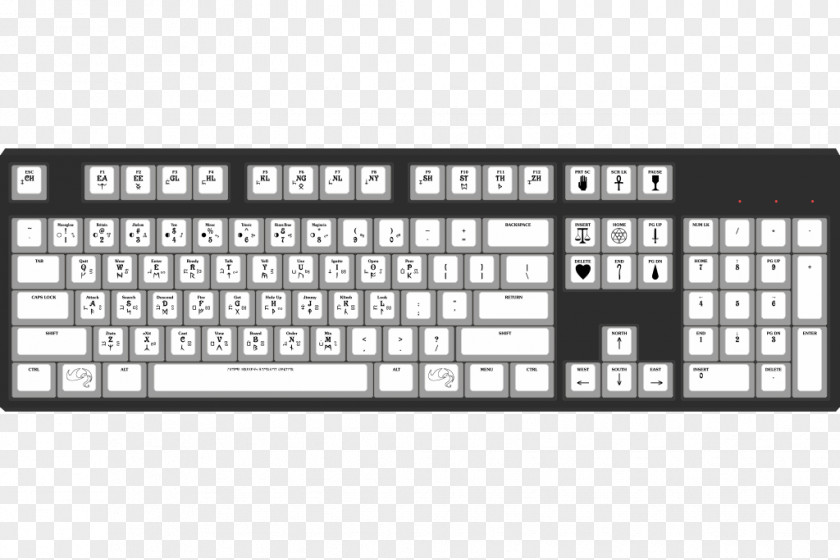 Cherry Computer Keyboard Keycap Polybutylene Terephthalate Dye-sublimation Printer PNG