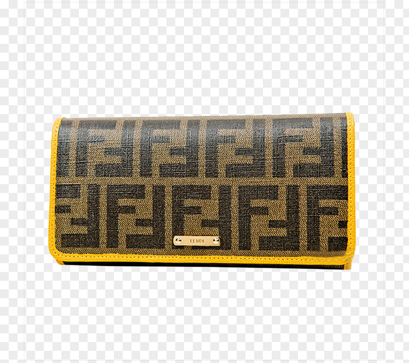 Ms. Fendi Brown Long Wallet Chanel Handbag PNG