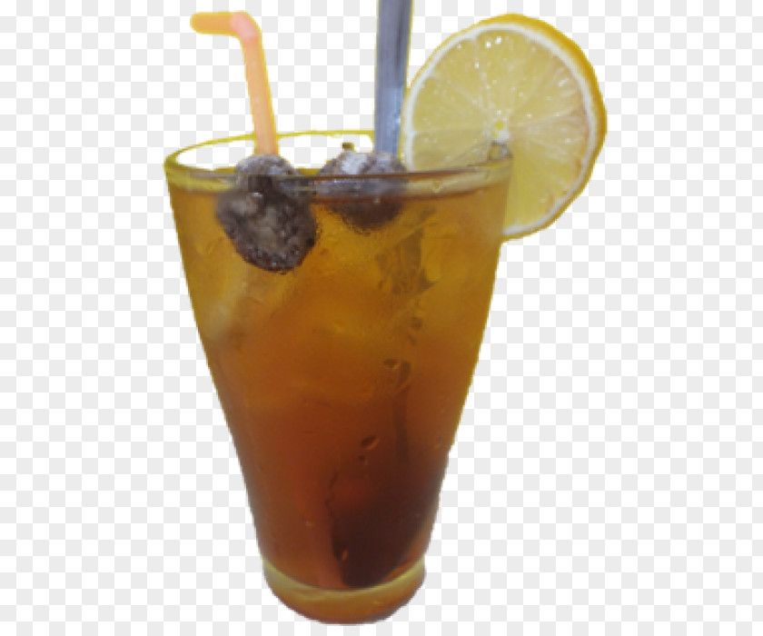 Sour Plum Long Island Iced Tea Cocktail Garnish PNG