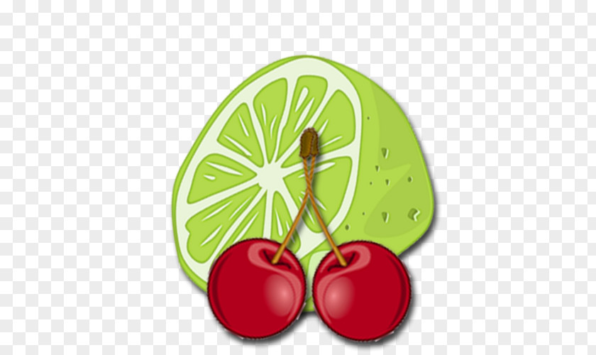 Cherry Apple Leaf Lime Clip Art PNG
