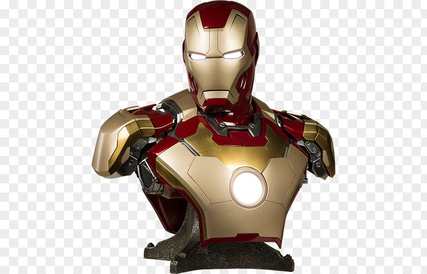 Iron Man Mark 50 The Collector Sideshow Collectibles Bust PNG