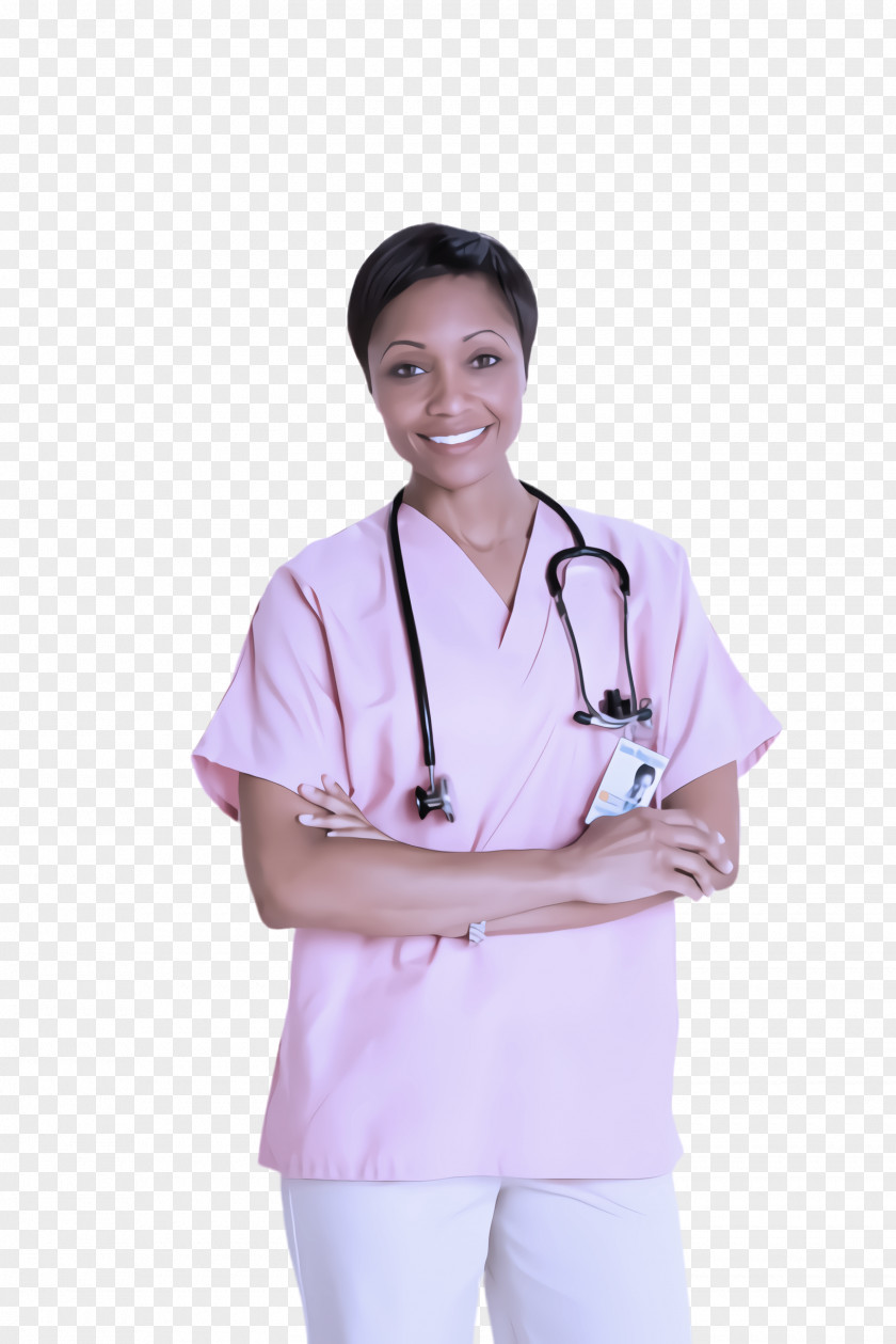 Nurse Uniform Scrubs Stethoscope PNG