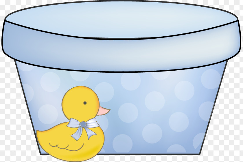 Cartoon Yellow Duck Pot Pattern Drawing Clip Art PNG