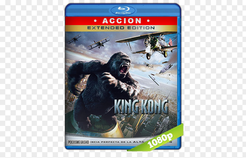 Gorila 3d Blu-ray Disc Peter Jackson's King Kong Film DVD PNG