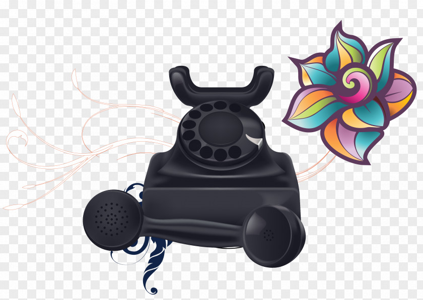 Black Phone Telephone Stock Photography Illustration PNG