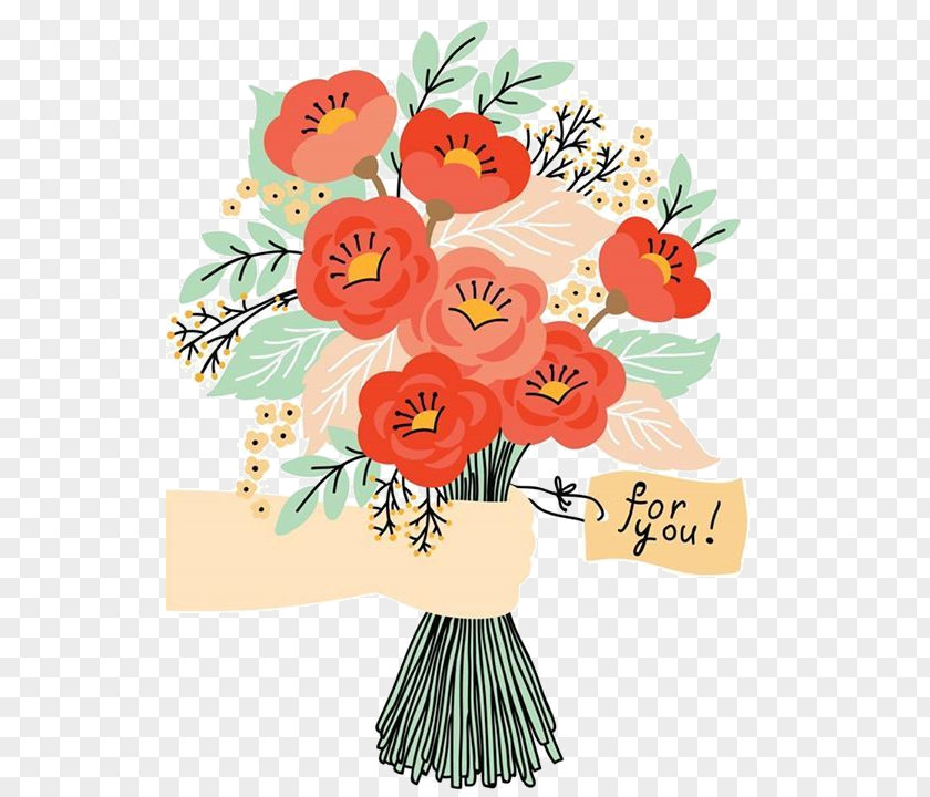 Fathers Day Gift Flower Post Cards Bouquet Floral Design Vector Graphics Rose PNG