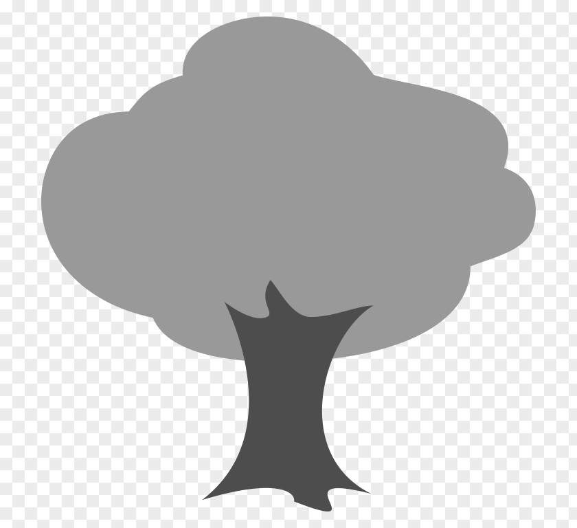 Gray Tree Clip Art PNG