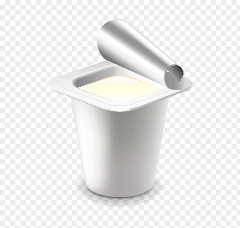 Vector Open The Lid Of Yogurt Royalty-free Dairy Product Illustration PNG