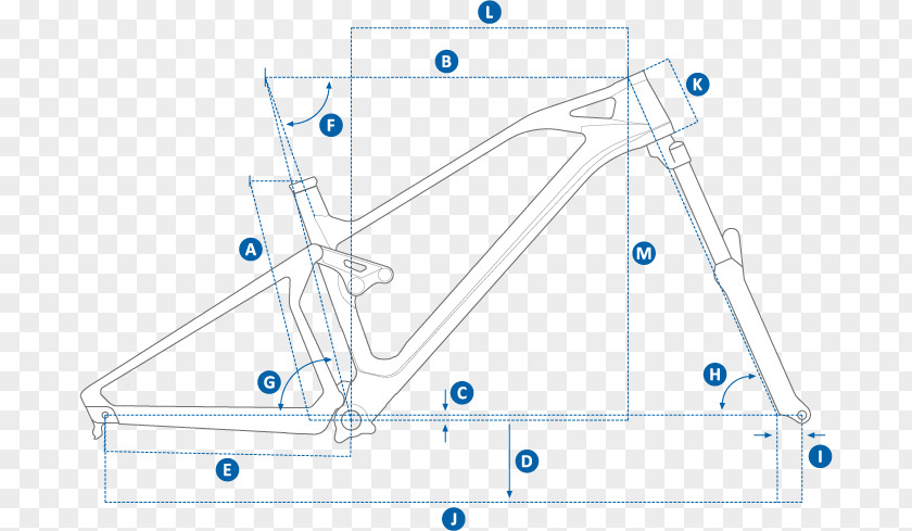 Frame Geometric Shape Bicycle Geometry Point 29er Angle PNG