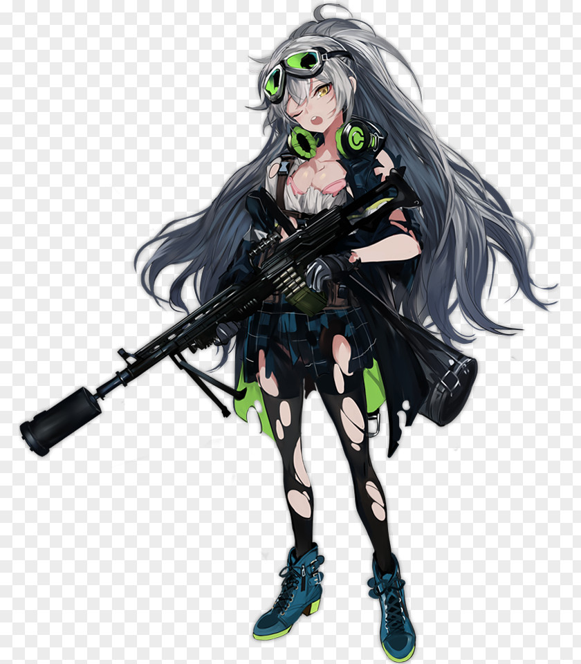 Machine Gun Girls' Frontline AEK-999 PK 6P62 PNG