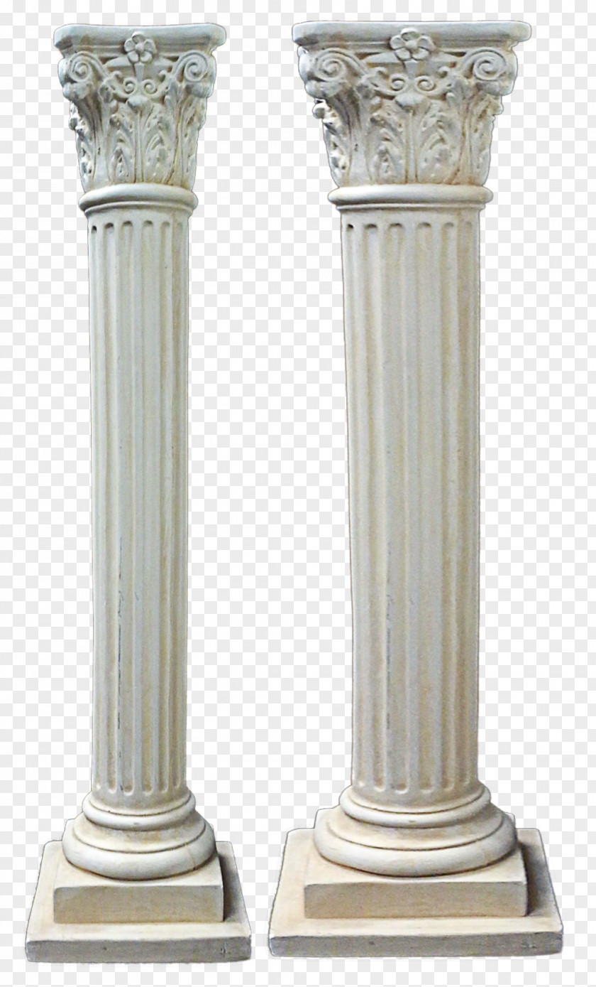 PILLAR Column Classical Order Ionic PNG