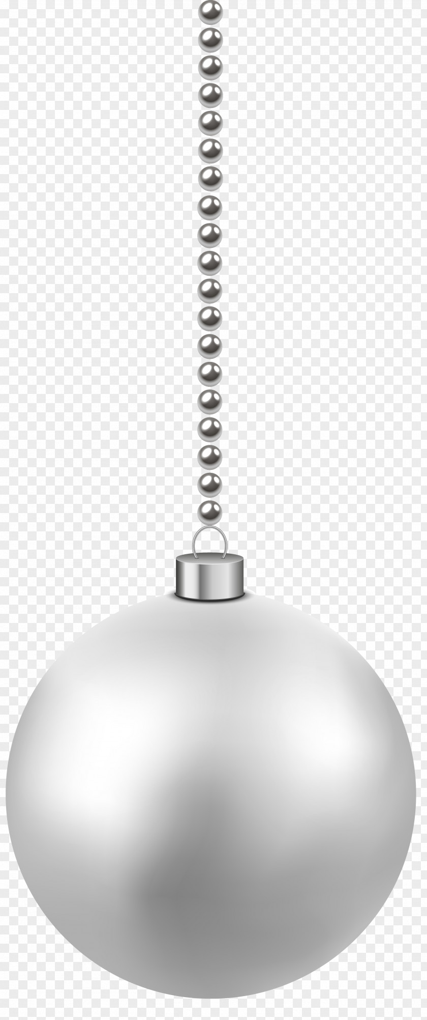 White Christmas Hanging Ball Clipart Image Black And Lighting Light Fixture PNG