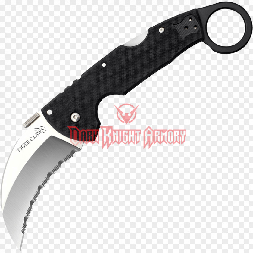 Knife Pocketknife Karambit Cold Steel Blade PNG