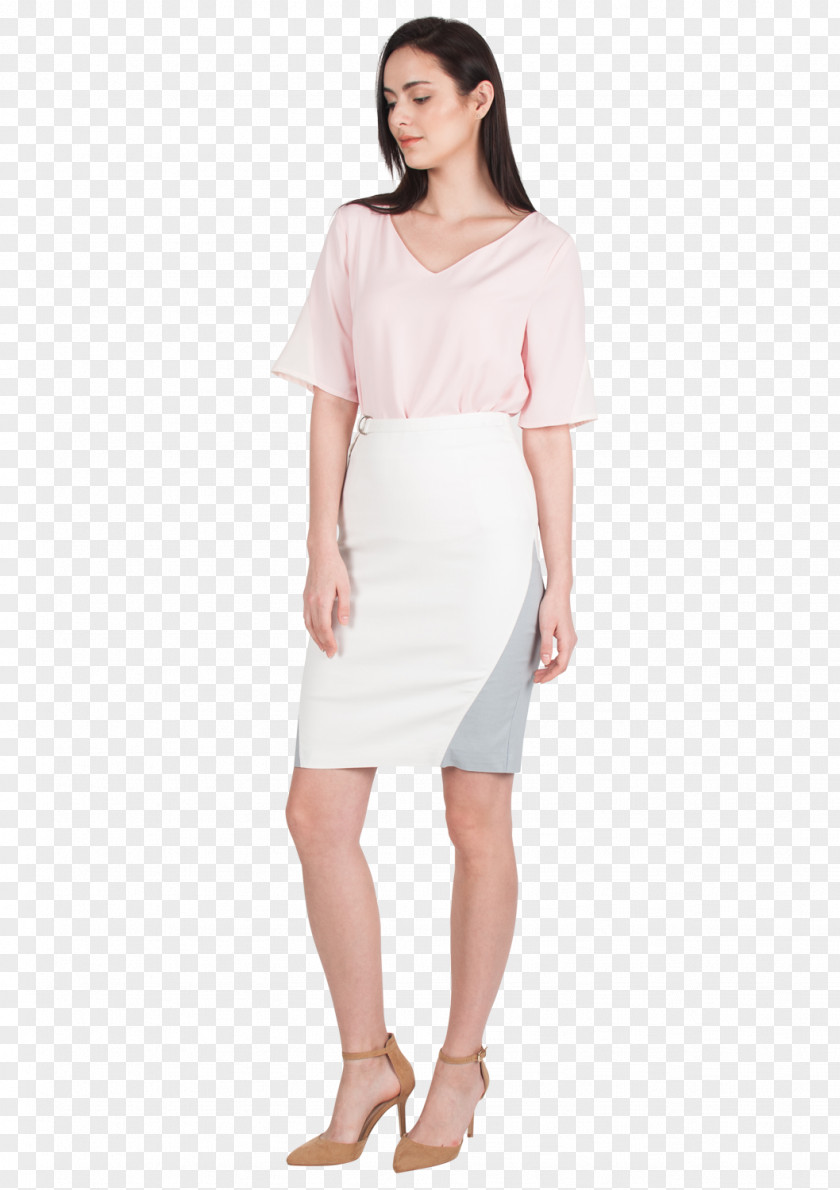 Pencil Skirt Shoulder Cocktail Dress PNG