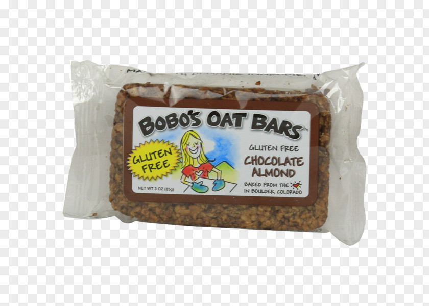 Chocolate Almond Gluten Bobo's Oat Bars All Natural Bar Ingredient PNG