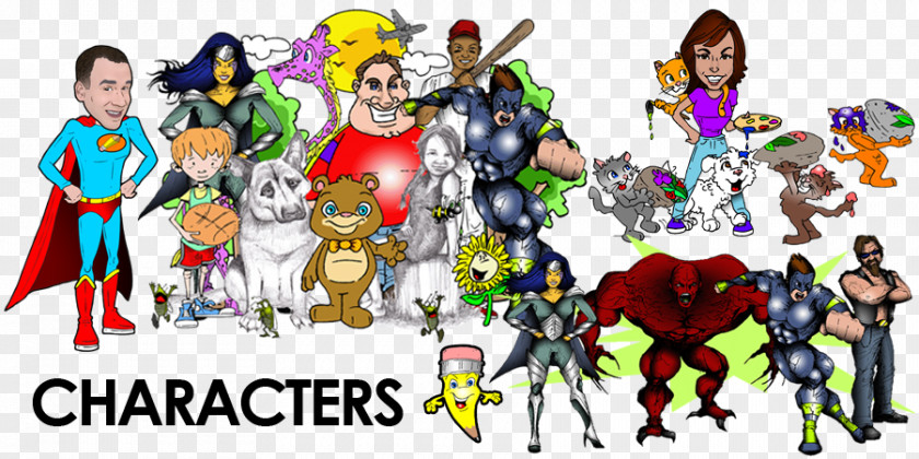 Creative Couple Illustration Clip Art Superhero Human Behavior Action & Toy Figures PNG