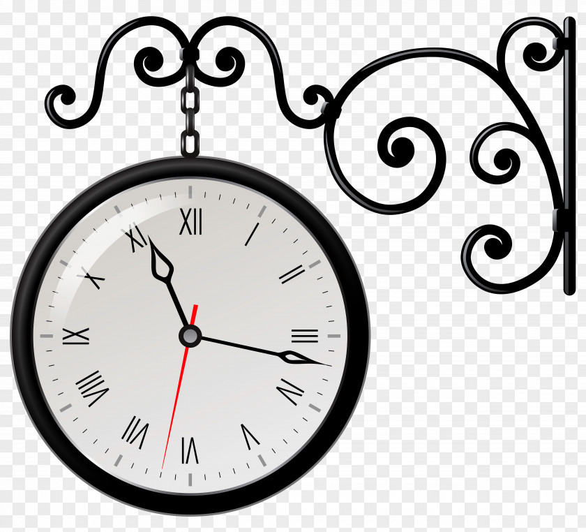 European Style Wall Clock Alarm Stopwatch Stock Photography PNG