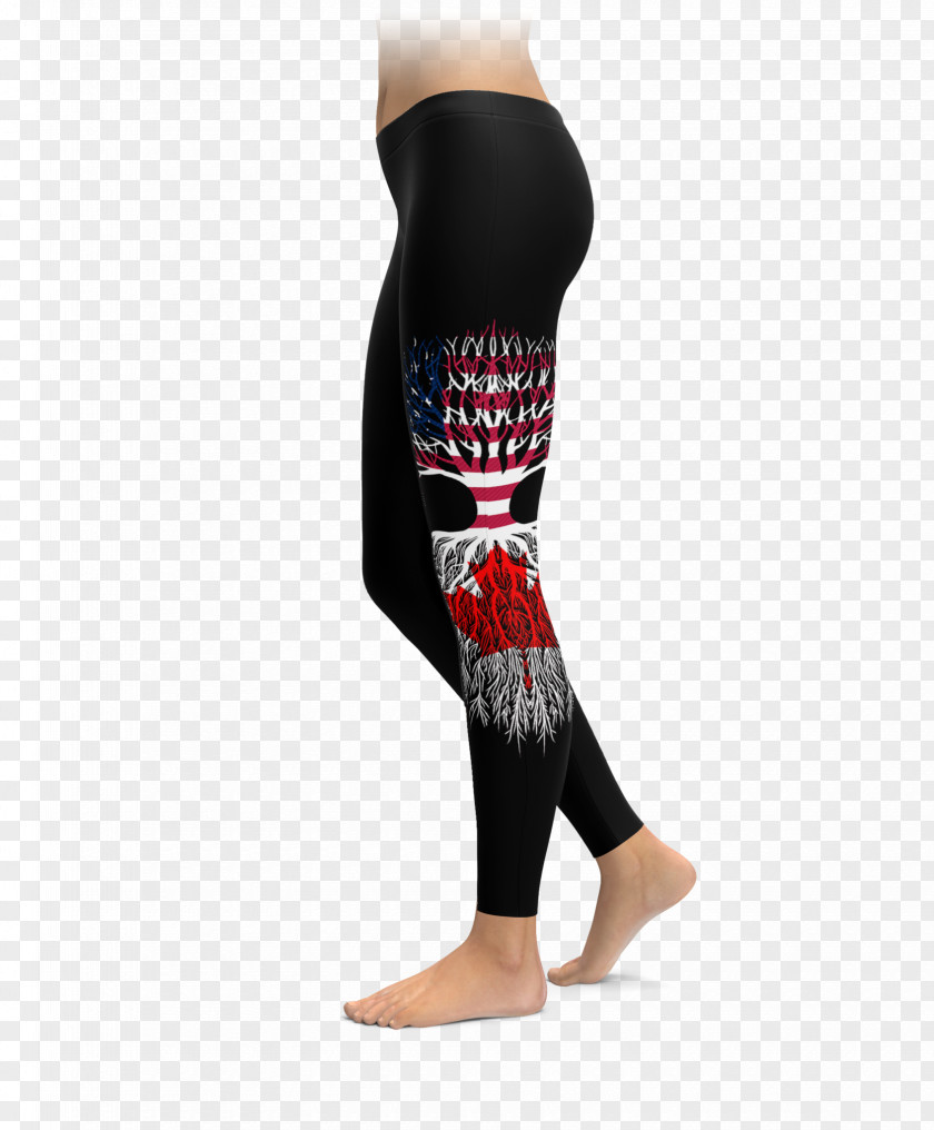 Roots Canada Leggings Yoga Pants Clothing Spandex PNG