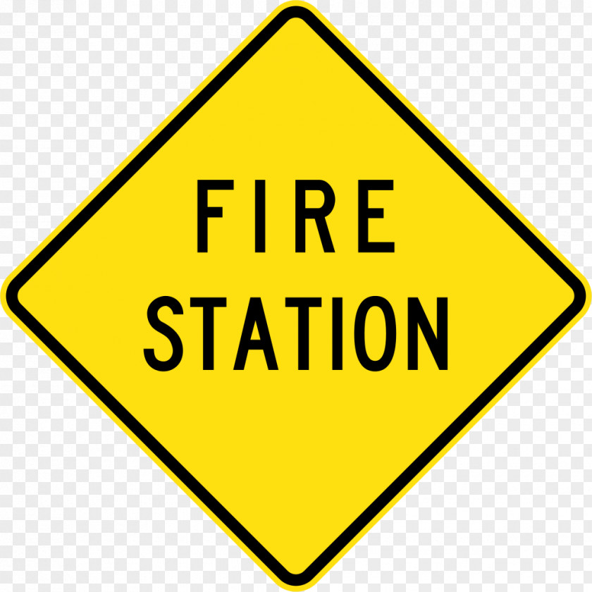 Warning Fire Station Department Traffic Sign Lane PNG