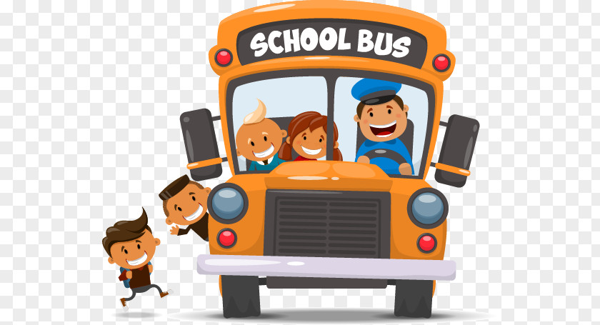 Colonel Car Cartoon Children Vector Material,school Bus,car,child School Bus Student National Primary PNG
