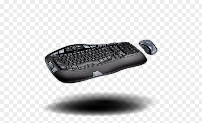Computer Mouse Keyboard Logitech Wave Wireless PNG