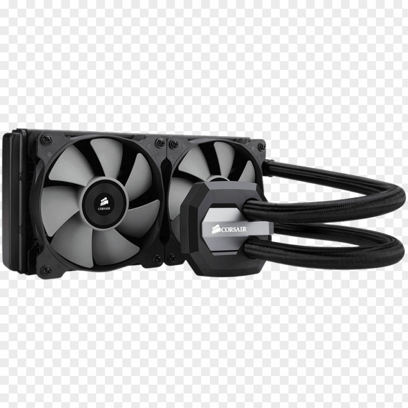 Fan Computer System Cooling Parts Water Heat Sink Central Processing Unit Corsair Components PNG