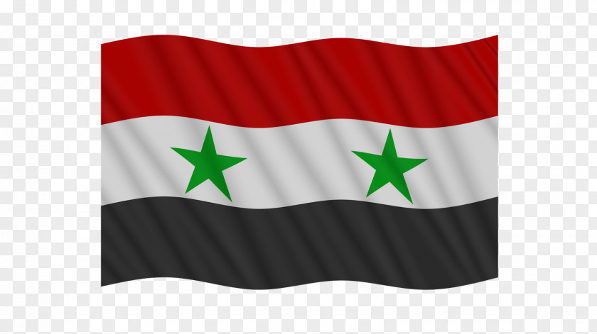 Flag Syrian Republic Of Syria Digital Illustration PNG