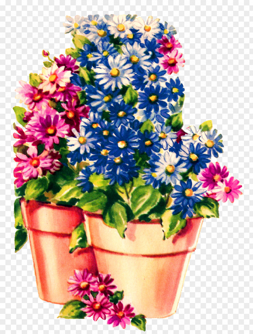 Flower Pot Flowerpot Common Daisy Clip Art PNG