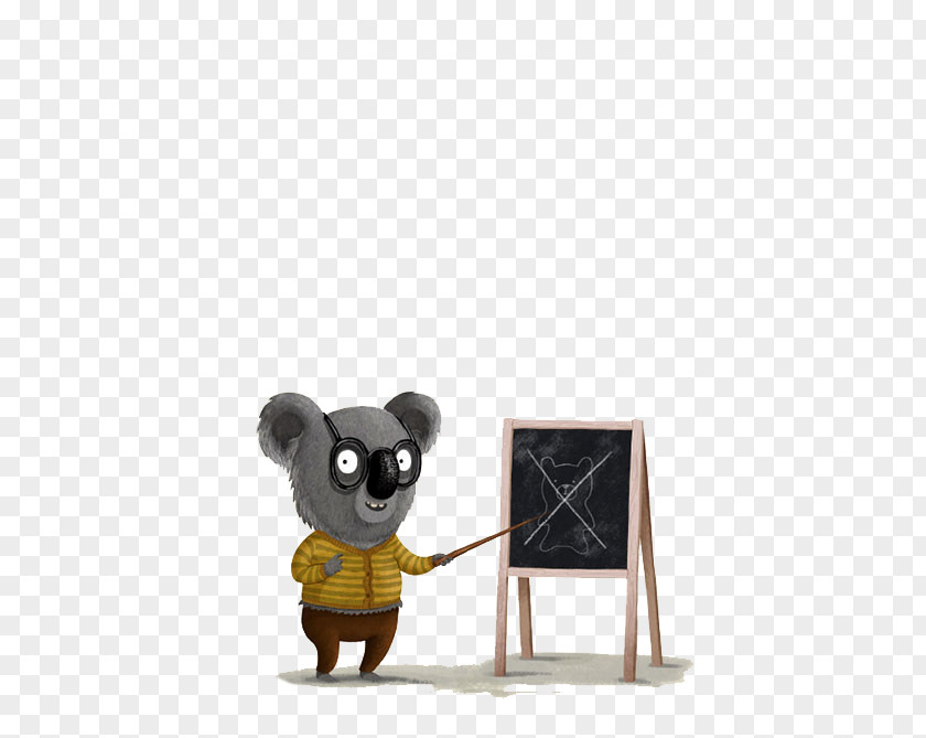 Koala Teacher Nie Pozwala! Illustrator Text Illustration PNG