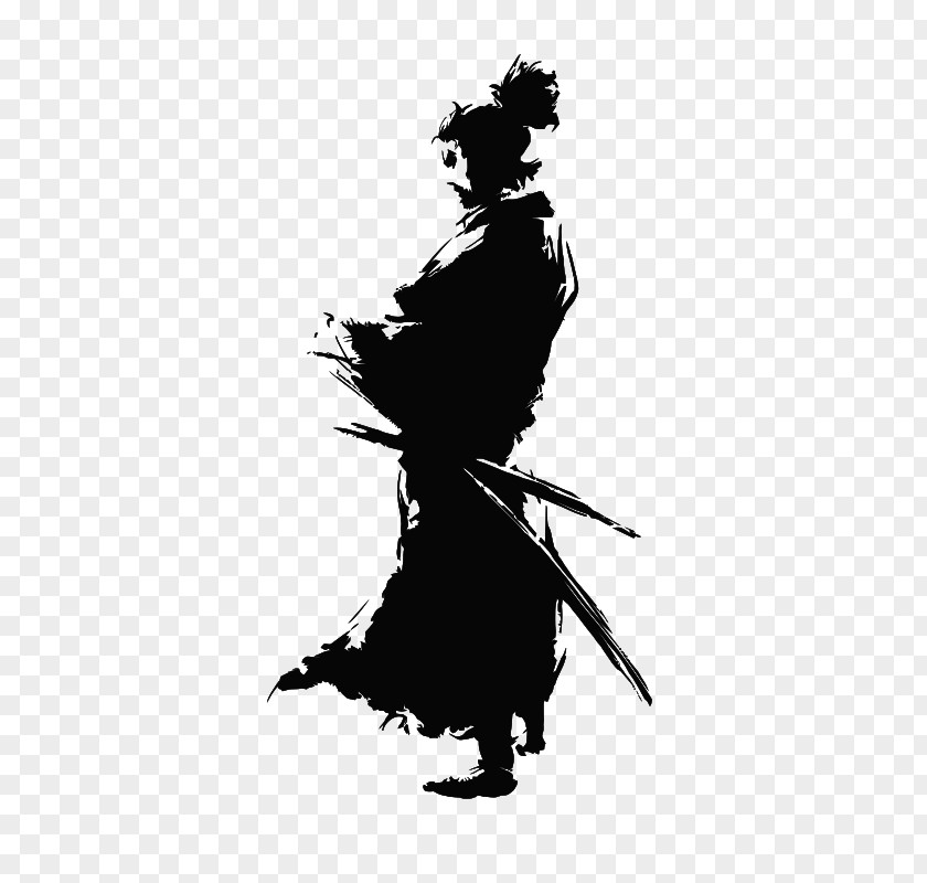 Samurai Japan Silhouette Ninja PNG
