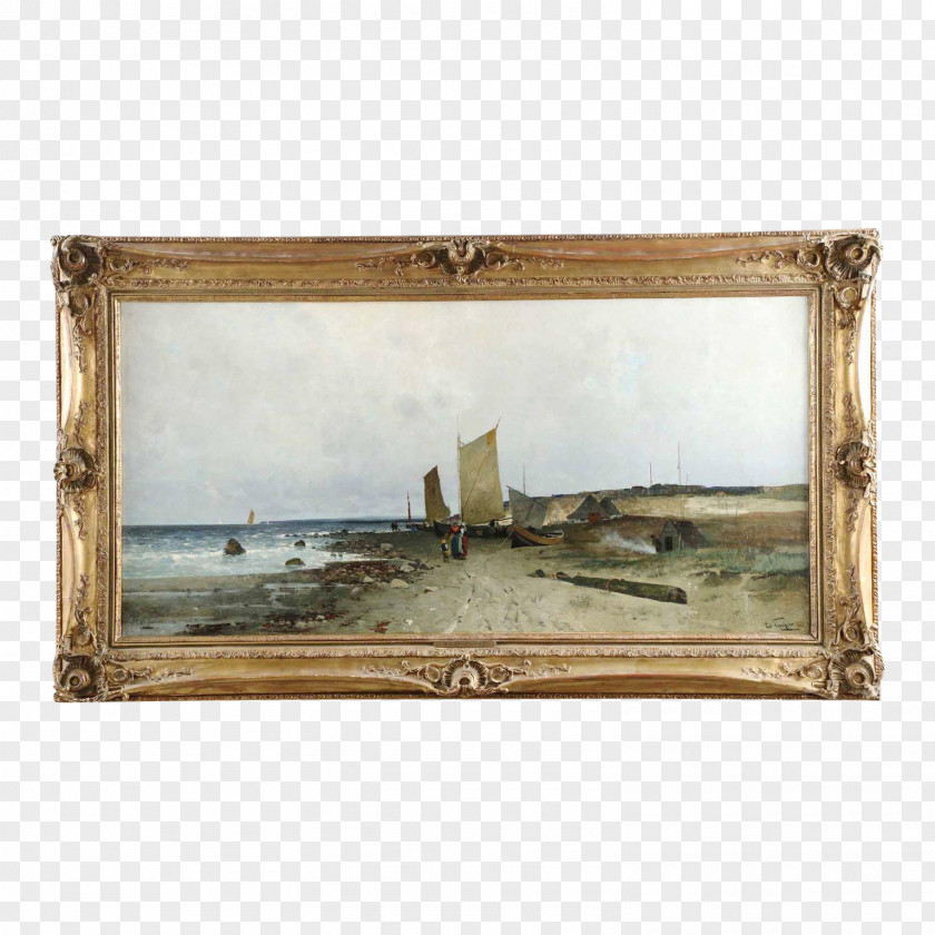 Seascape Painting Picture Frames Wood /m/083vt Rectangle PNG