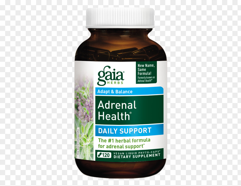 Dietary Supplement Gaia Herbs Turmeric Supreme Health Adrenal Gland PNG