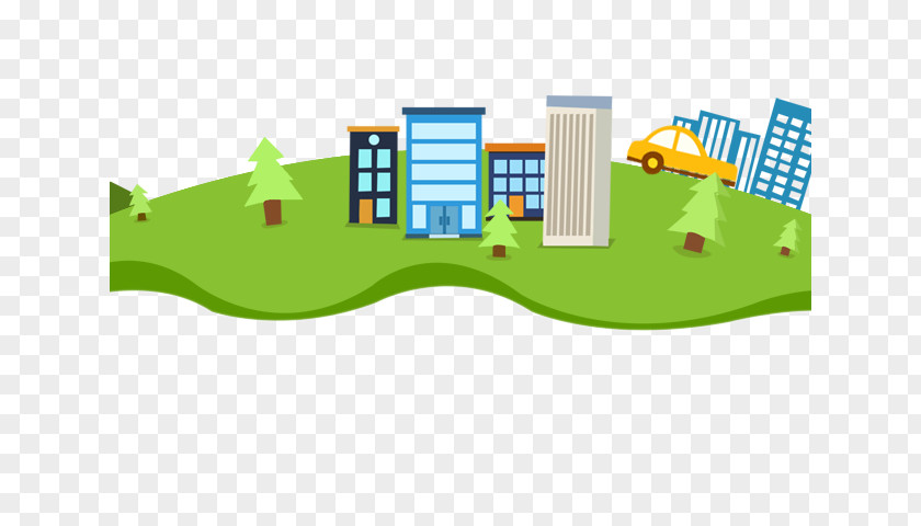 H5 Creative City Building Architecture Cartoon PNG