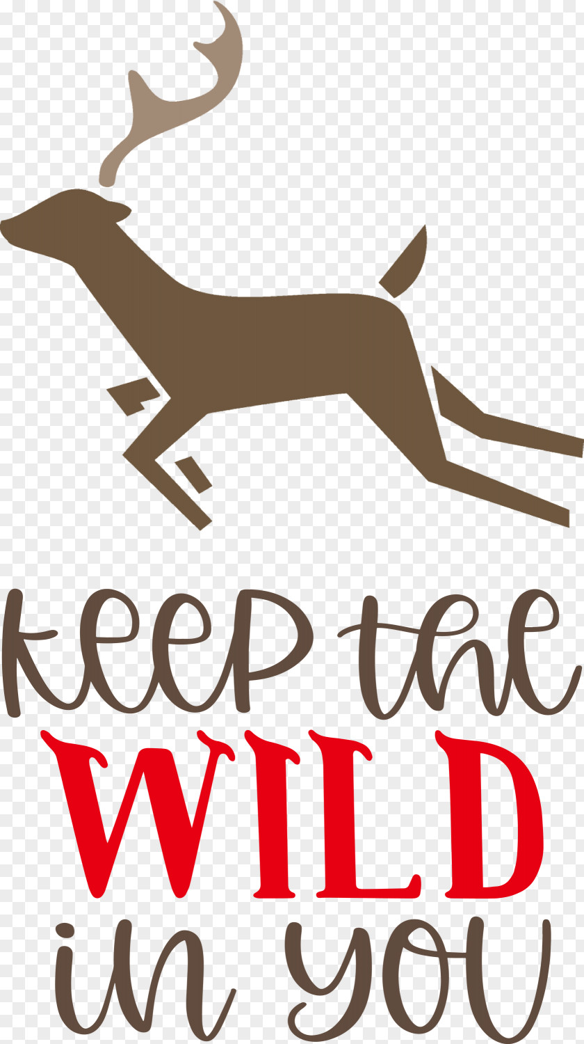 Keep Wild Deer PNG