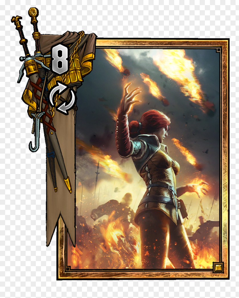 Triss Merigold Gwent: The Witcher Card Game 3: Wild Hunt – Blood And Wine Geralt Of Rivia Gwent & Deck Helper PNG