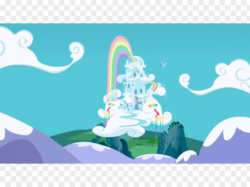 Iridescent Cloud Rainbow Dash Pinkie Pie Pony Rarity Twilight Sparkle PNG