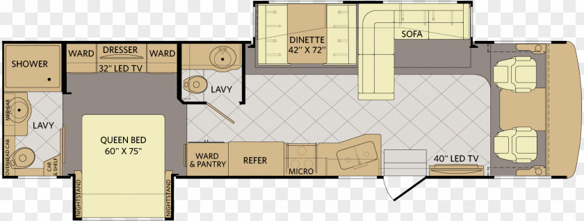 Car Fleetwood Enterprises Ford Motor Company Campervans Floor Plan PNG