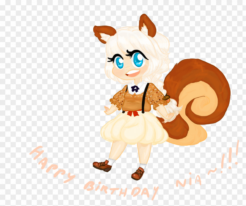 Happy Squirrel Like Thing Dog Cat Illustration Clip Art Mammal PNG