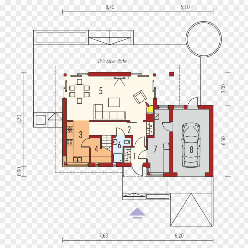House Wadowice Floor Plan Building Apartment PNG