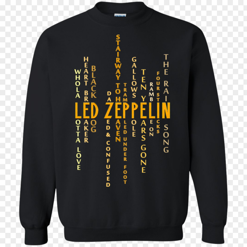 Led Zeppelin T-shirt Hoodie Sweater Sleeve PNG