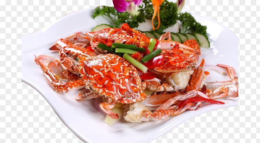 Delicious Spicy Flavored Crabs Thai Cuisine Crab Meat Pungency PNG